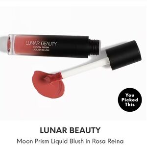 Lunar Beauty Moon Prism Liquid Blush in Rosa Reina